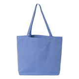 8507 Liberty Bags Pigment-Dyed Premium Canvas Tote Periwinkle Blue