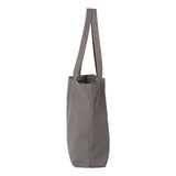 8507 Liberty Bags Pigment-Dyed Premium Canvas Tote Grey