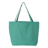 8507 Liberty Bags Pigment-Dyed Premium Canvas Tote Seafoam Green