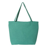 8507 Liberty Bags Pigment-Dyed Premium Canvas Tote Seafoam Green