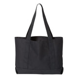 8870 Liberty Bags Pigment-Dyed Premium Canvas Tote Washed Black