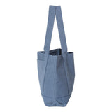 8870 Liberty Bags Pigment-Dyed Premium Canvas Tote Blue Jean