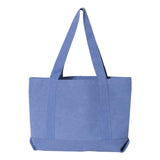 8870 Liberty Bags Pigment-Dyed Premium Canvas Tote Periwinkle Blue