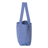 8870 Liberty Bags Pigment-Dyed Premium Canvas Tote Periwinkle Blue