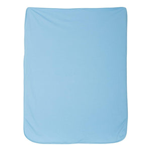 1110 Rabbit Skins Premium Jersey Infant Blanket Light Blue