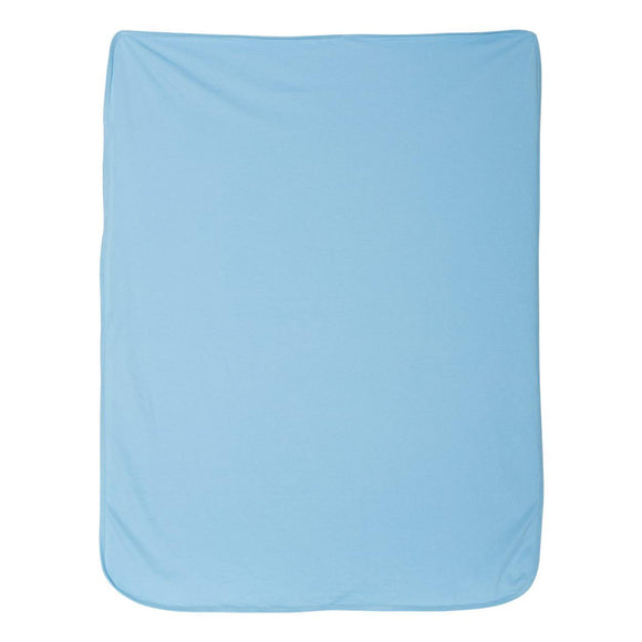 1110 Rabbit Skins Premium Jersey Infant Blanket Light Blue