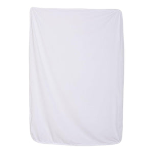 1110 Rabbit Skins Premium Jersey Infant Blanket White