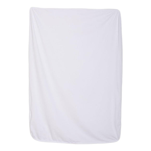 1110 Rabbit Skins Premium Jersey Infant Blanket White