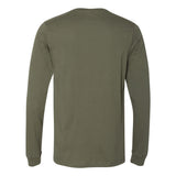 3501 BELLA + CANVAS Unisex Jersey Long Sleeve Tee Military Green