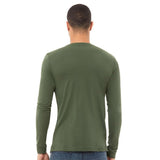 3501 BELLA + CANVAS Unisex Jersey Long Sleeve Tee Military Green