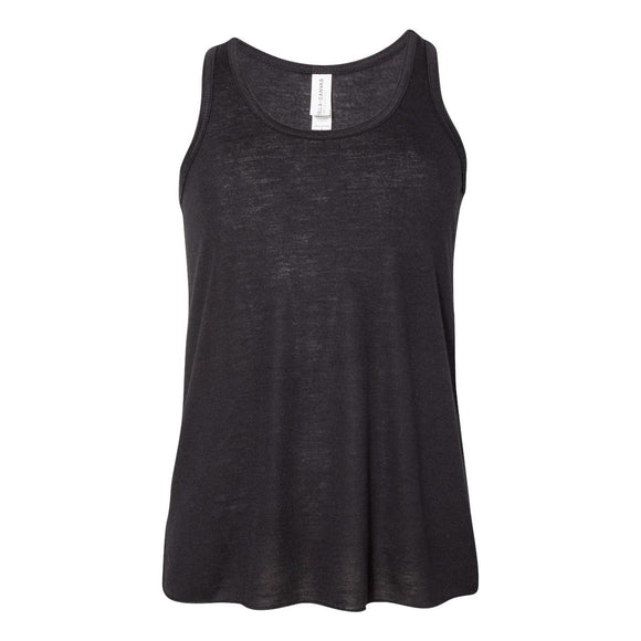 8800Y BELLA + CANVAS Youth Flowy Racerback Tank Black