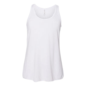 8800Y BELLA + CANVAS Youth Flowy Racerback Tank White