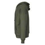 3729 BELLA + CANVAS Sponge Fleece Drop Shoulder Hoodie Military Green