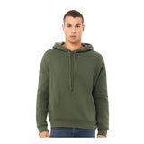 3729 BELLA + CANVAS Sponge Fleece Drop Shoulder Hoodie Military Green