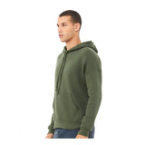 3729 BELLA + CANVAS Sponge Fleece Drop Shoulder Hoodie Military Green