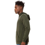 3719 BELLA + CANVAS Sponge Fleece Hoodie Military Green