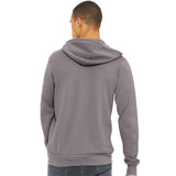 3739 BELLA + CANVAS Sponge Fleece Full-Zip Hoodie Storm