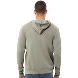 3739 BELLA + CANVAS Sponge Fleece Full-Zip Hoodie Heather Stone