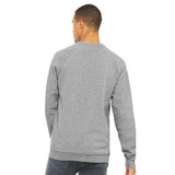 3901 BELLA + CANVAS Sponge Fleece Raglan Crewneck Sweatshirt Athletic Heather