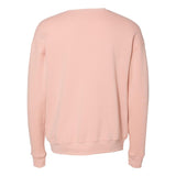 3945 BELLA + CANVAS Sponge Fleece Drop Shoulder Crewneck Sweatshirt Peach