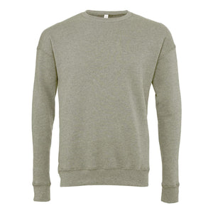 3945 BELLA + CANVAS Sponge Fleece Drop Shoulder Crewneck Sweatshirt Heather Stone