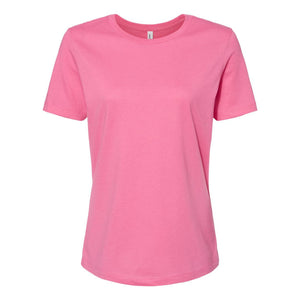 6400 BELLA + CANVAS Women’s Relaxed Jersey Tee Charity Pink