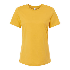 6400 BELLA + CANVAS Women’s Relaxed Jersey Tee Mustard