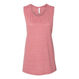 8803 BELLA + CANVAS Women's Flowy Scoop Muscle Tank Mauve Marble