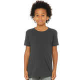 3001Y BELLA + CANVAS Youth Jersey Tee Dark Grey