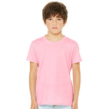 3001Y BELLA + CANVAS Youth Jersey Tee Pink