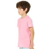 3001Y BELLA + CANVAS Youth Jersey Tee Pink