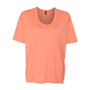 36PVL Anvil Women’s Freedom Drop Shoulder T-Shirt Terracotta