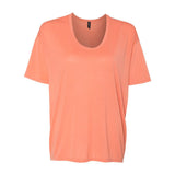 36PVL Anvil Women’s Freedom Drop Shoulder T-Shirt Terracotta