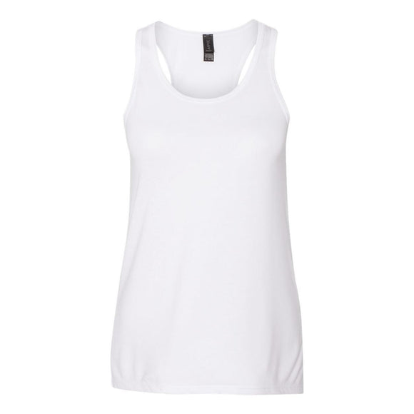 32PVL Anvil Women’s Freedom Racerback Tank Top White