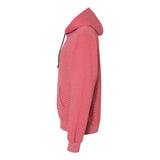 SF77R Fruit of the Loom Sofspun® Microstripe Hooded Sweatshirt Fire Brick Stripe