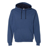 SF77R Fruit of the Loom Sofspun® Microstripe Hooded Sweatshirt Denim Stripe