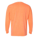 6054 Comfort Colors Garment-Dyed Drop-Shoulder Long Sleeve T-Shirt Melon