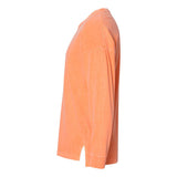 6054 Comfort Colors Garment-Dyed Drop-Shoulder Long Sleeve T-Shirt Melon