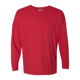 6054 Comfort Colors Garment-Dyed Drop-Shoulder Long Sleeve T-Shirt Red