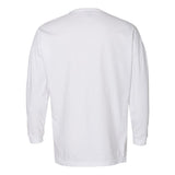 6054 Comfort Colors Garment-Dyed Drop-Shoulder Long Sleeve T-Shirt White