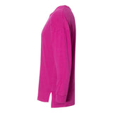 6054 Comfort Colors Garment-Dyed Drop-Shoulder Long Sleeve T-Shirt Boysenberry