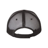 S102 Valucap Sandwich Trucker Cap Charcoal/ Black