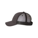 S102 Valucap Sandwich Trucker Cap Charcoal/ Black