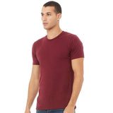 3413 BELLA + CANVAS Triblend Tee Solid Maroon Triblend