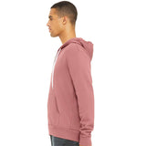 3739 BELLA + CANVAS Sponge Fleece Full-Zip Hoodie Mauve