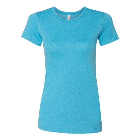 6004 BELLA + CANVAS Women's Slim Fit Tee Heather Aqua