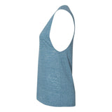 8803 BELLA + CANVAS Women's Flowy Scoop Muscle Tank Denim Slub