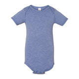 134B BELLA + CANVAS Infant Triblend Short Sleeve One Piece Blue Triblend