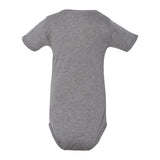 134B BELLA + CANVAS Infant Triblend Short Sleeve One Piece Grey Triblend