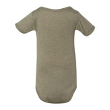 134B BELLA + CANVAS Infant Triblend Short Sleeve One Piece Olive Triblend